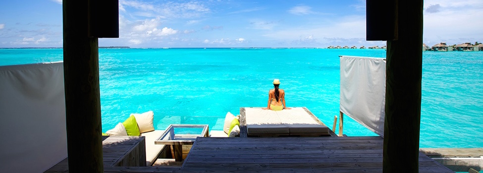 Ocean Water Villa 76 at the Six Senses Laamu resort, Laamu Atoll, Maldives